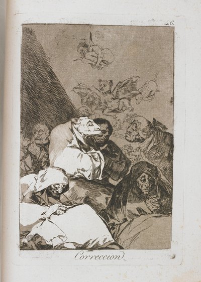 Tafel aus Los Caprichos, 1797-1798 von Francisco de Goya